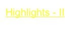 Highlights - II
